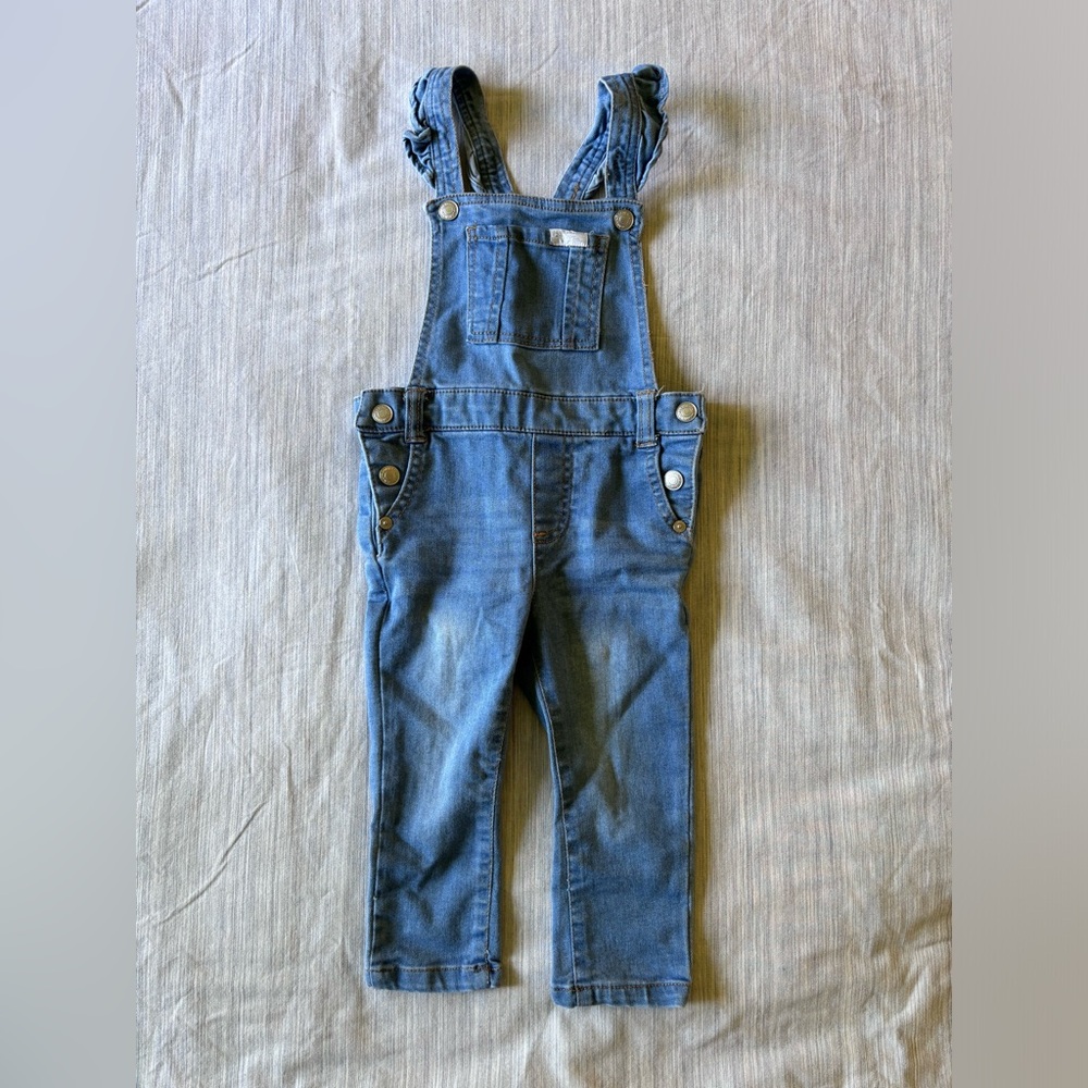 7 For All Mankind Baby Denim Overalls